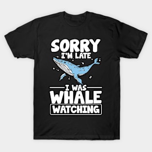 Whale watching whale T-Shirt